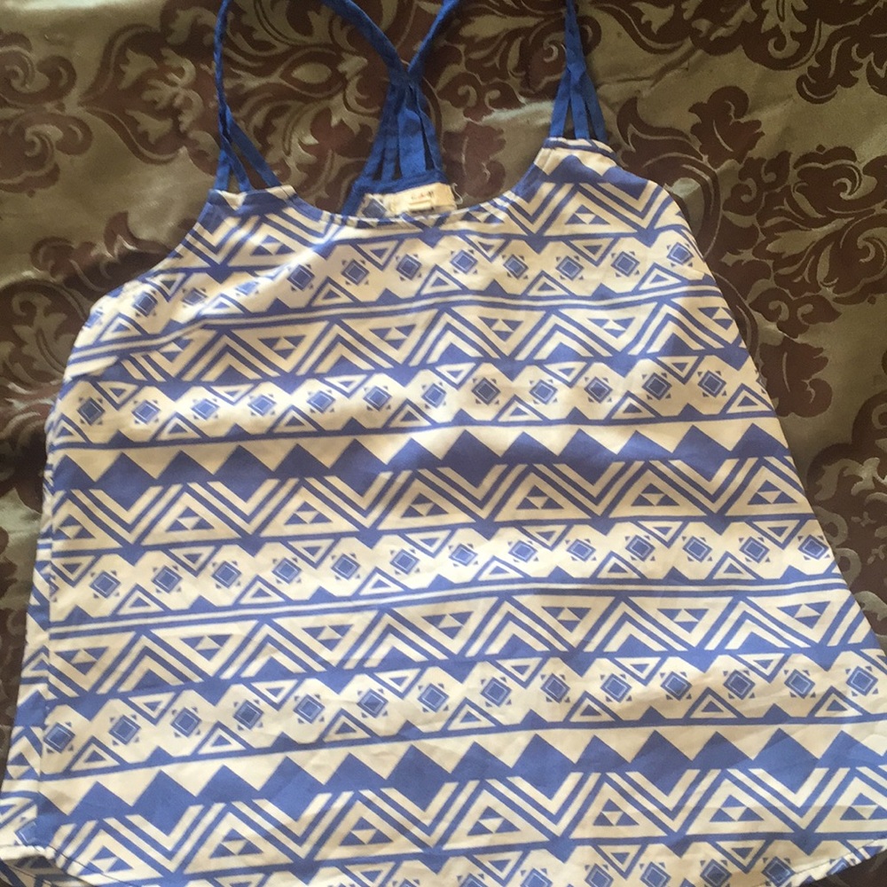 Cute Blue Tank Top